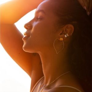 Sarah Briggs Jewelry Heat Hoop earrings